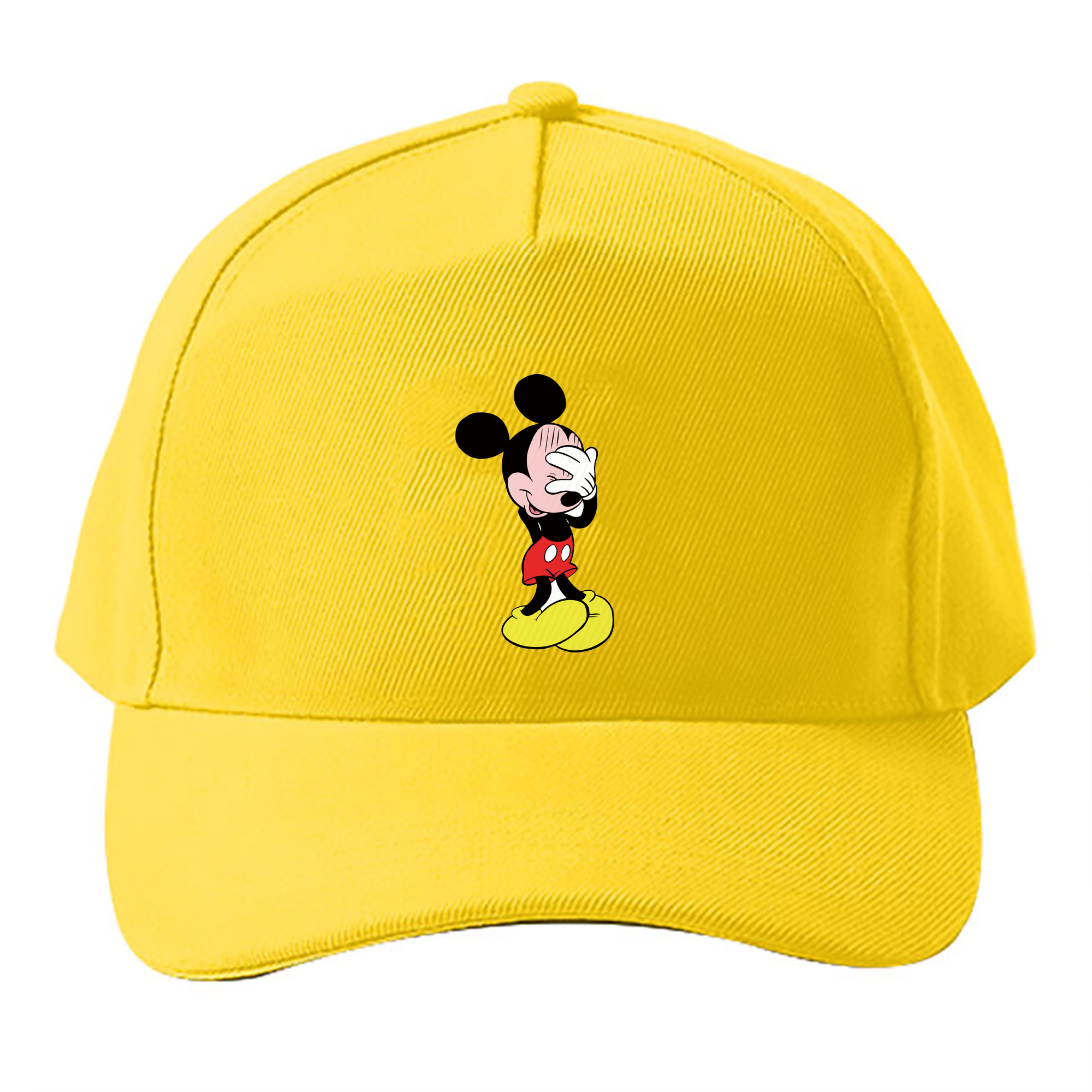 （画像用） ミッキーマウス Mickey Mouse ベースボールキャップ 綿100％ 男女兼用 帽子 スポーツ